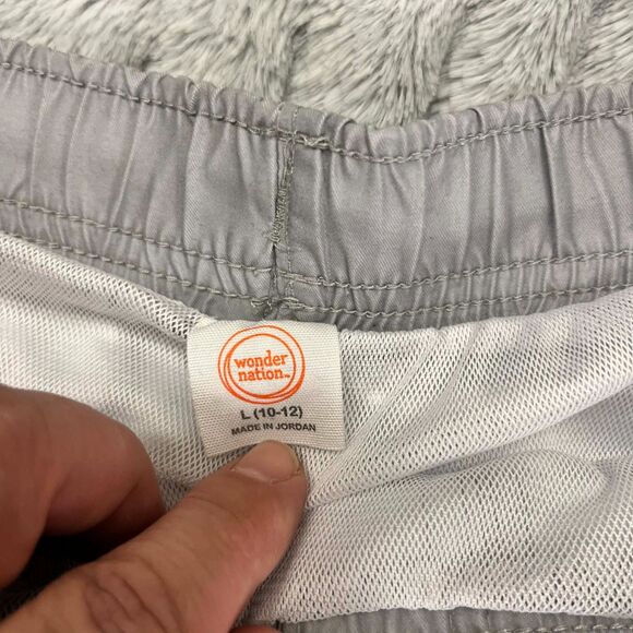 Wonder Nation Swim Trunks Boy L 10-12 Striped Board Shorts Mesh Lined Drawstring - Picture 3 of 7